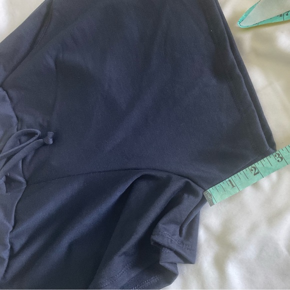 Burgundy Apparel - Navy Athletic Moisture Wicking Shorts - Picture 3 of 4